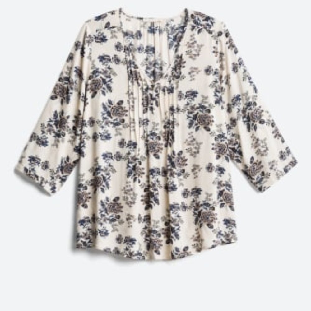 FUN2FUN Maley Pleated Detail Top